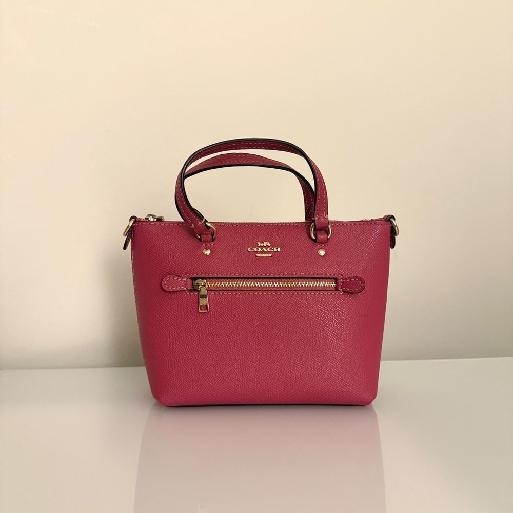 Coach Mini Gallery Tote Pink